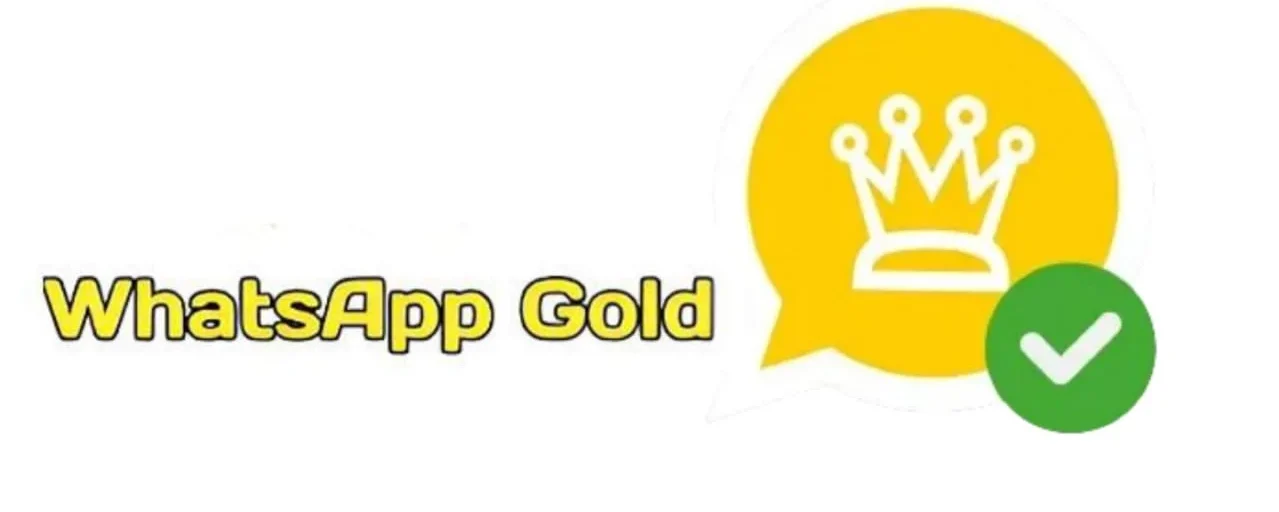 gold whatsapp logo